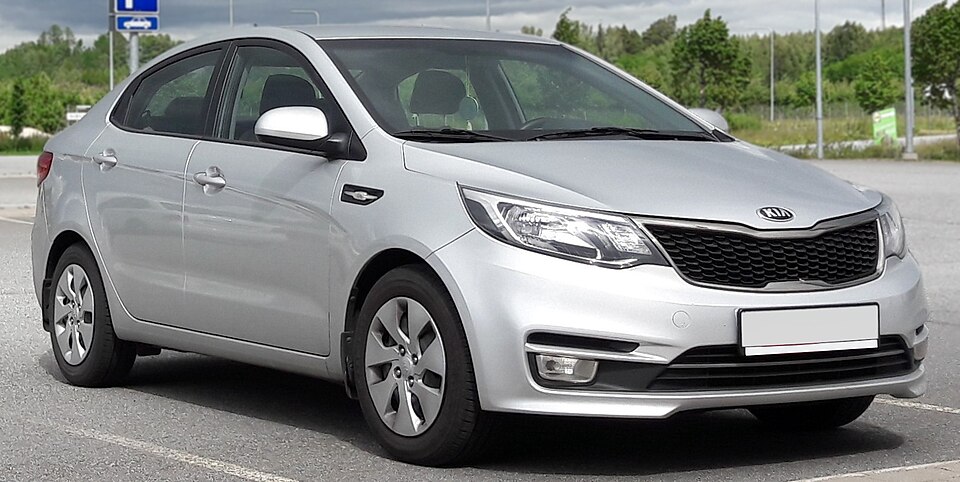 Фото модели Kia Rio (рестайлинг); цвет и комплектация могут отличаться, это не автомобиль компании