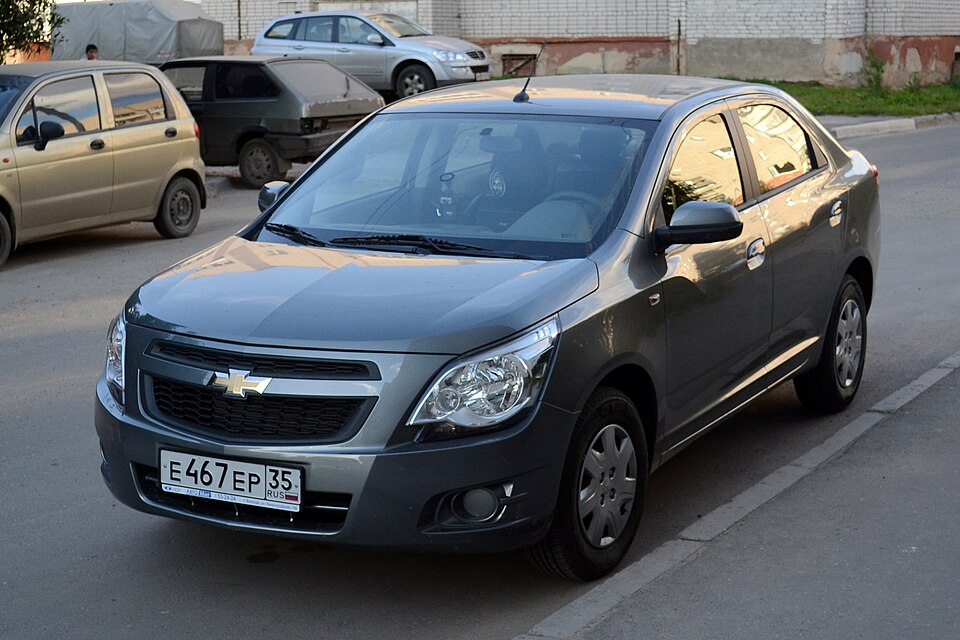 Фото модели Chevrolet Cobalt; цвет и комплектация могут отличаться, это не автомобиль компании